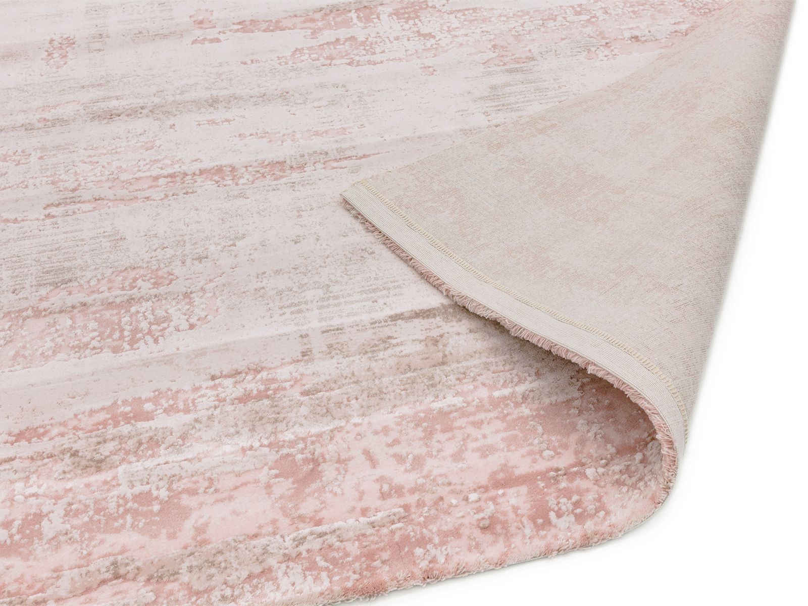 Astral Machine Woven Rug Pink